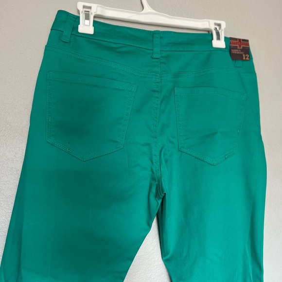 NWT Liverpool Sadie’s Straight Kelly Green Pants Size 12 – Chic preppyWorkwear!” - Picture 4 of 11